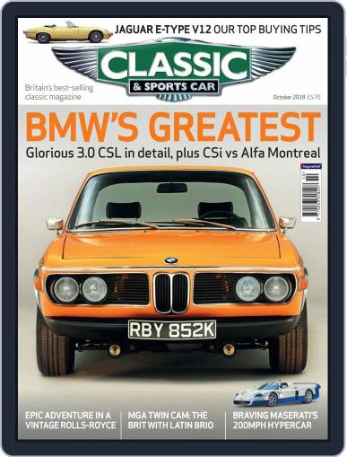 Classic & Sports Car October 1st, 2018 Digital Back Issue Cover
