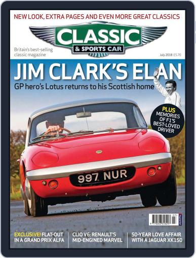 Classic & Sports Car July 1st, 2018 Digital Back Issue Cover