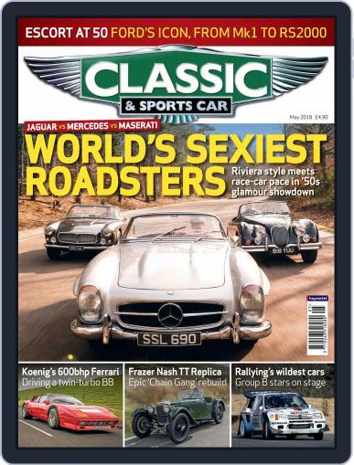 Classic & Sports Car May 1st, 2018 Digital Back Issue Cover