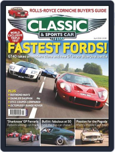 Classic & Sports Car April 1st, 2018 Digital Back Issue Cover
