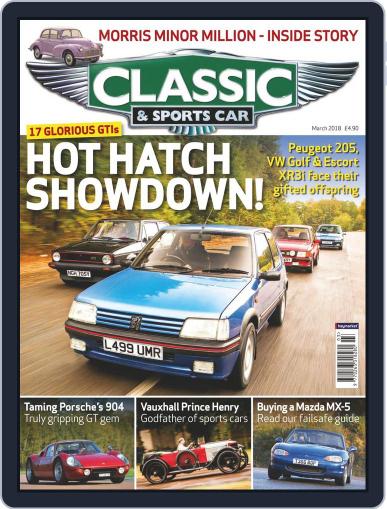 Classic & Sports Car March 1st, 2018 Digital Back Issue Cover