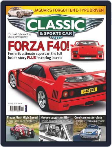 Classic & Sports Car January 1st, 2018 Digital Back Issue Cover