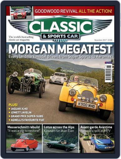 Classic & Sports Car November 1st, 2017 Digital Back Issue Cover