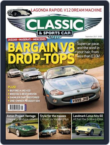 Classic & Sports Car September 1st, 2017 Digital Back Issue Cover