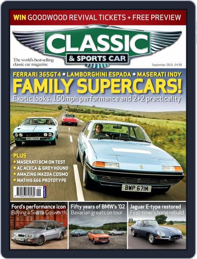 Classic & Sports Car August 4th, 2016 Digital Back Issue Cover