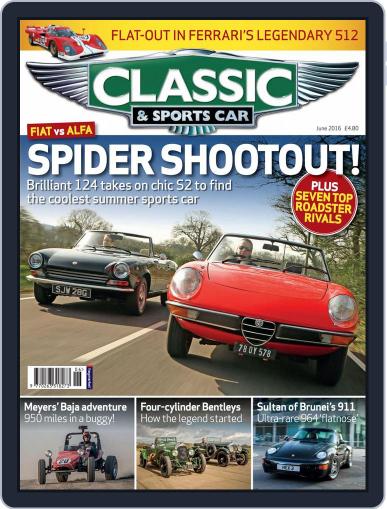Classic & Sports Car May 5th, 2016 Digital Back Issue Cover