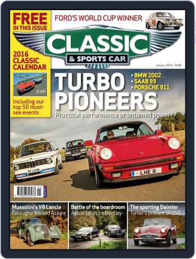 Classic & Sports Car January 1st, 2016 Digital Back Issue Cover