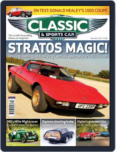Classic & Sports Car December 1st, 2015 Digital Back Issue Cover