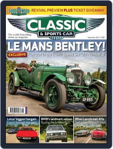 Classic & Sports Car (Digital) September 1st, 2015 Issue Cover