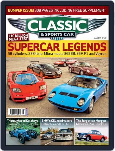 Classic & Sports Car May 14th, 2015 Digital Back Issue Cover