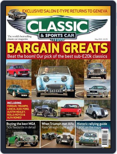 Classic & Sports Car April 14th, 2015 Digital Back Issue Cover