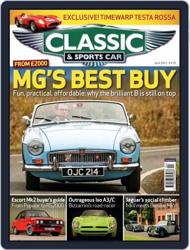 Classic & Sports Car March 9th, 2015 Digital Back Issue Cover