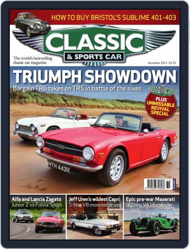 Classic & Sports Car (Digital) October 3rd, 2014 Issue Cover