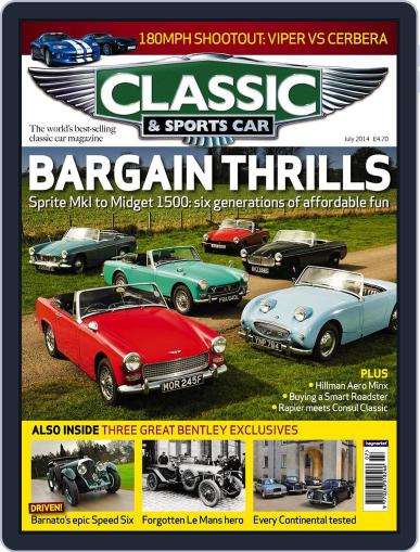 Classic & Sports Car June 9th, 2014 Digital Back Issue Cover