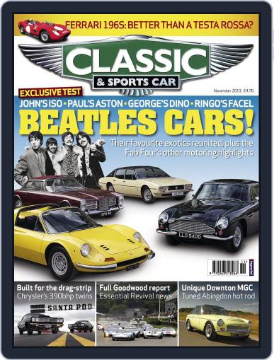 Classic & Sports Car October 4th, 2013 Digital Back Issue Cover
