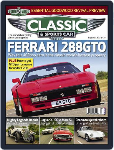 Classic & Sports Car August 12th, 2013 Digital Back Issue Cover