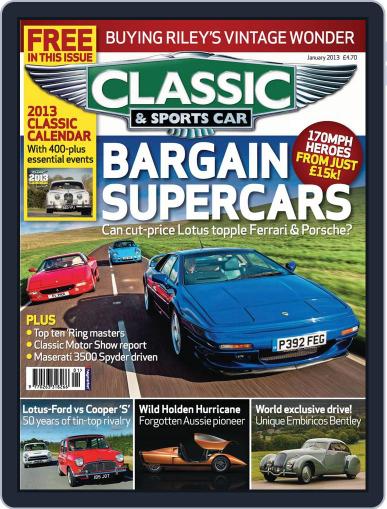 Classic & Sports Car December 5th, 2012 Digital Back Issue Cover