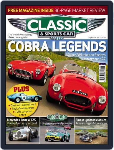 Classic & Sports Car August 14th, 2012 Digital Back Issue Cover