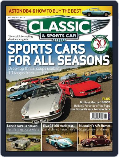 Classic & Sports Car January 24th, 2012 Digital Back Issue Cover
