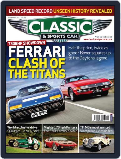 Classic & Sports Car November 4th, 2011 Digital Back Issue Cover