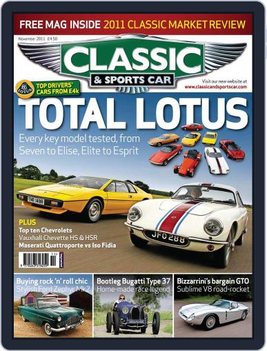 Classic & Sports Car October 27th, 2011 Digital Back Issue Cover