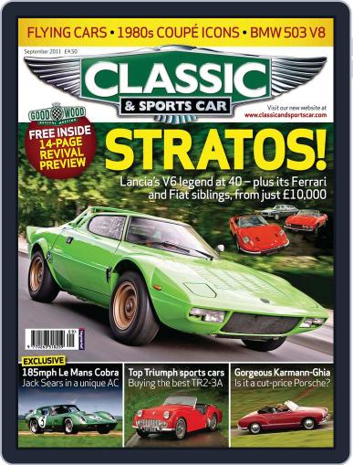 Classic & Sports Car August 10th, 2011 Digital Back Issue Cover