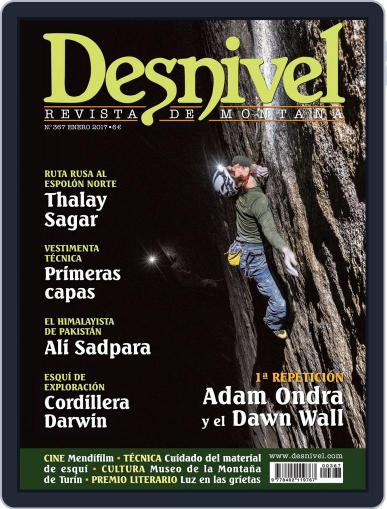 Desnivel January 1st, 2017 Digital Back Issue Cover