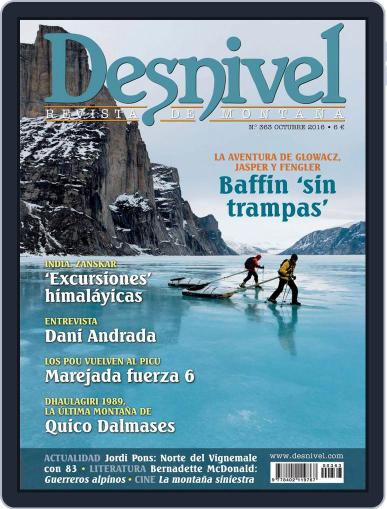 Desnivel October 1st, 2016 Digital Back Issue Cover