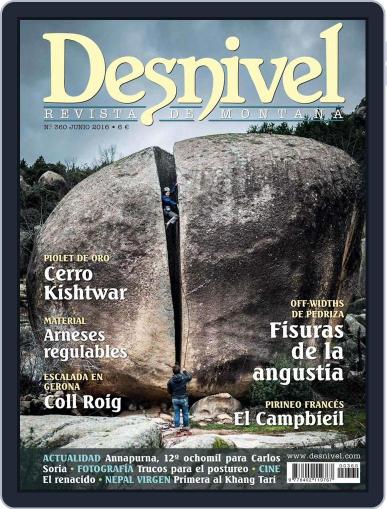 Desnivel June 2nd, 2016 Digital Back Issue Cover