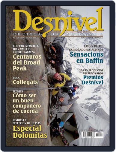 Desnivel September 1st, 2010 Digital Back Issue Cover