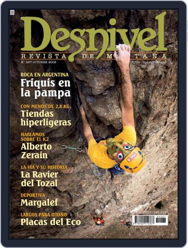 Desnivel October 2nd, 2008 Digital Back Issue Cover