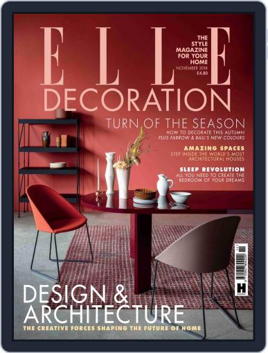 Elle Decoration UK November 1st, 2018 Digital Back Issue Cover
