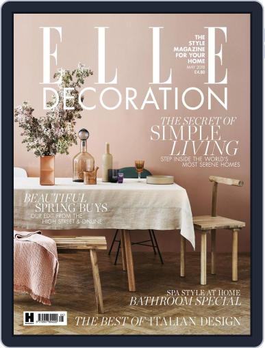 Elle Decoration UK May 1st, 2018 Digital Back Issue Cover
