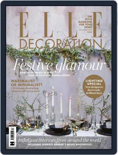 Elle Decoration UK December 1st, 2017 Digital Back Issue Cover