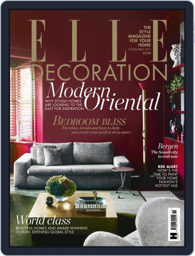 Elle Decoration UK November 1st, 2017 Digital Back Issue Cover