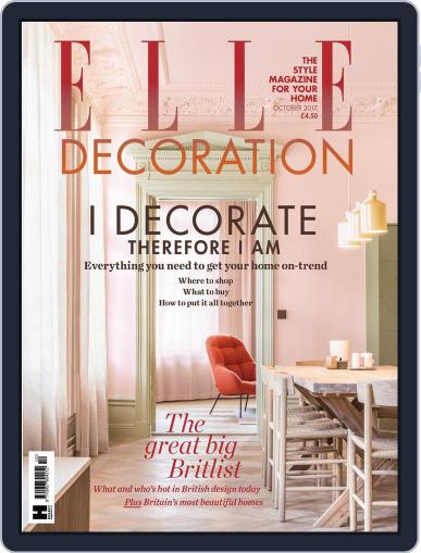 Elle Decoration UK October 1st, 2017 Digital Back Issue Cover