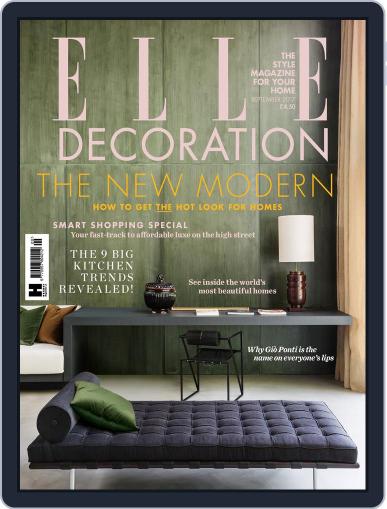 Elle Decoration UK September 1st, 2017 Digital Back Issue Cover