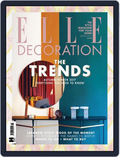 Elle Decoration UK August 1st, 2017 Digital Back Issue Cover
