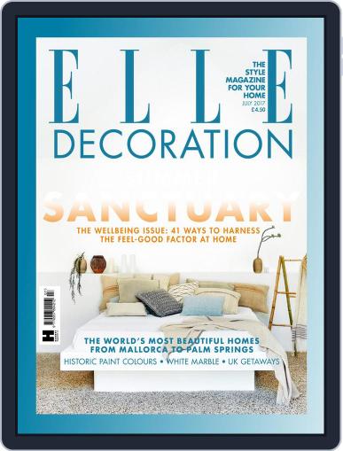 Elle Decoration UK July 1st, 2017 Digital Back Issue Cover