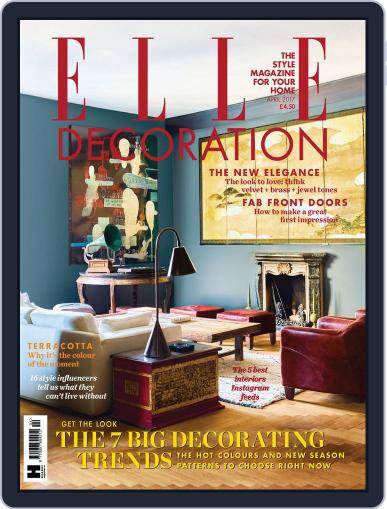 Elle Decoration UK April 1st, 2017 Digital Back Issue Cover