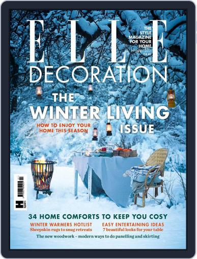 Elle Decoration UK January 1st, 2017 Digital Back Issue Cover