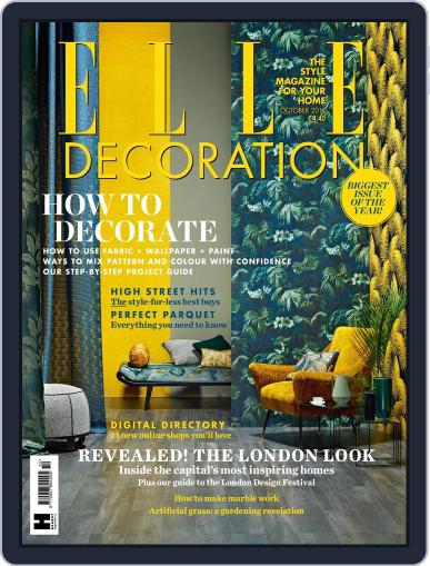 Elle Decoration UK October 1st, 2016 Digital Back Issue Cover