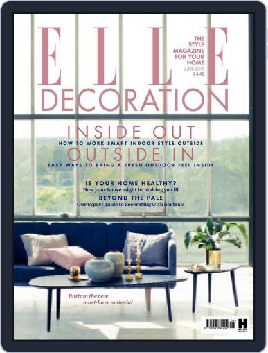 Elle Decoration UK May 6th, 2016 Digital Back Issue Cover