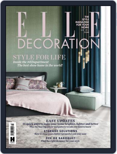 Elle Decoration UK April 7th, 2016 Digital Back Issue Cover