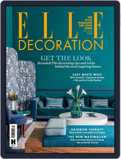 Elle Decoration UK March 4th, 2016 Digital Back Issue Cover