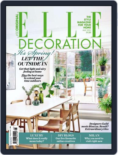 Elle Decoration UK April 8th, 2015 Digital Back Issue Cover
