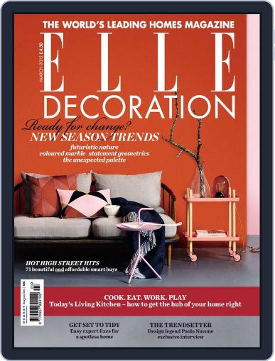 Elle Decoration UK January 28th, 2015 Digital Back Issue Cover