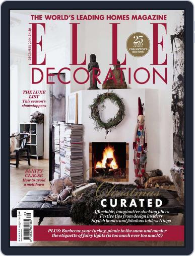 Elle Decoration UK November 4th, 2014 Digital Back Issue Cover