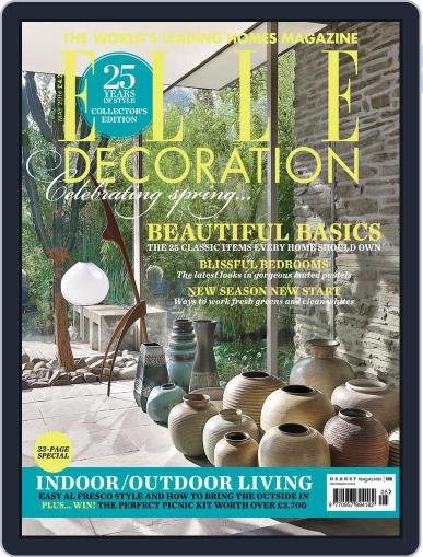 Elle Decoration UK April 1st, 2014 Digital Back Issue Cover