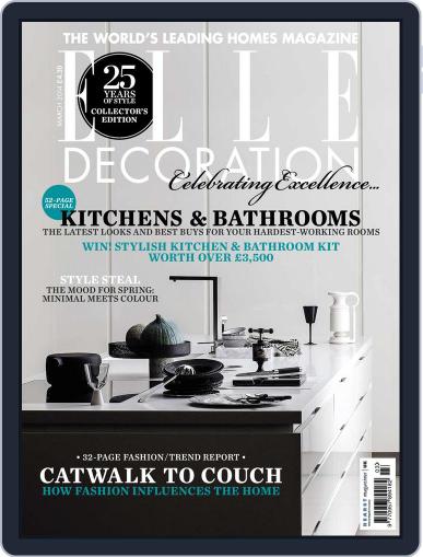 Elle Decoration UK February 5th, 2014 Digital Back Issue Cover